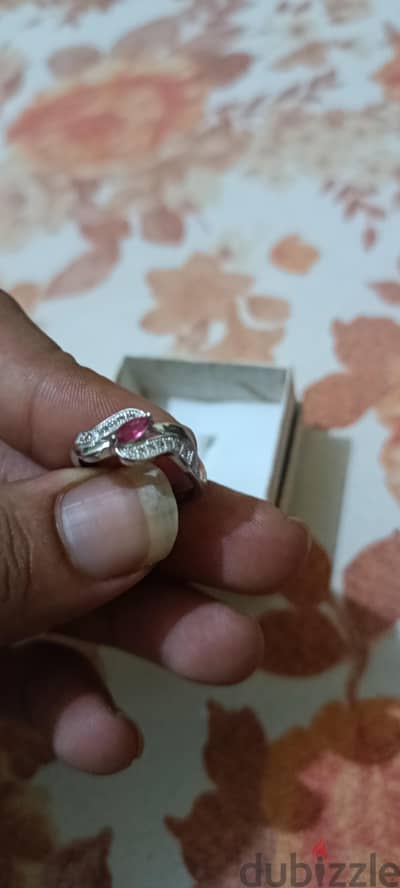 خاتم فضه ايطالي عيار 925