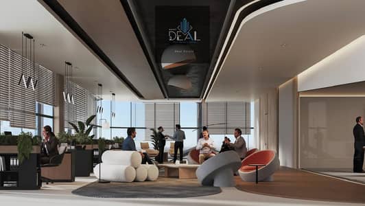  Prime 45m² Administrative Office with a direct front-facing view of South Bin Zayed Axis and the Green River, overlooking the CBD and Iconic Tower,