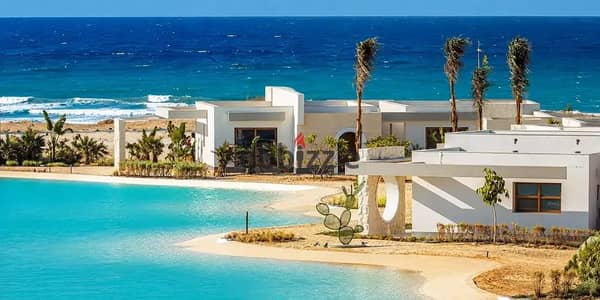 Delivery Soon Luxury Beachfront One Story Villa - Only 200 sqm To The Beach In The Med Ras El Hekma North Coast
