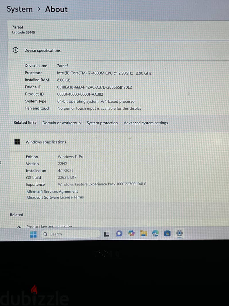 Dell lutitude E6440 1