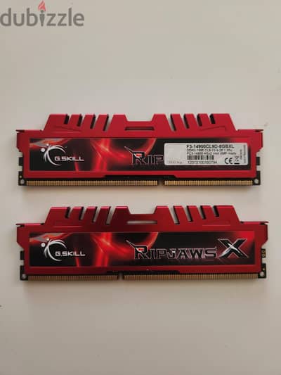 G. Skill RipjawsX (DDR3) 2×4G 1866