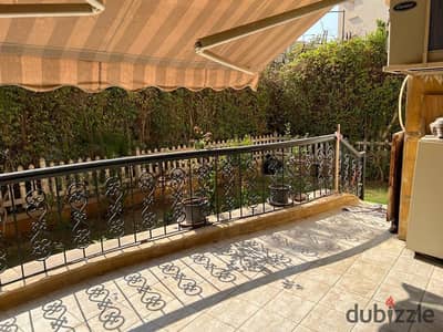شقة مفروشة للإيجار في الرحاب المرحلة الثامنة | 155 م² | حديقة 60 م² | 3 غرف | 3 حمامات