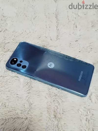 Motorola G22 (الأزرق) - أداء ممتاز - يحتاج فقط لبطارية جديدة