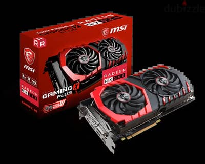 للبيع كارت MSI RX 580 Gaming X Plus 8GB بالكرتونة استخدام شخصي