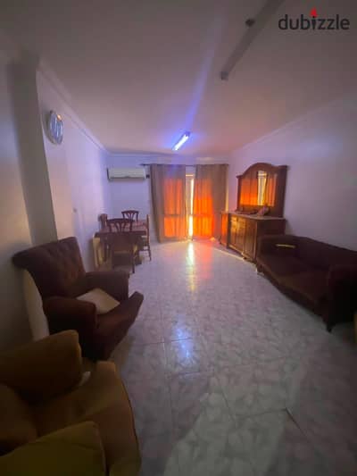 Apartment for rent at a bargain price in the "Garden Housing" buildings in Sheikh Zayed; the rent includes air conditioning units (offered unfurnished