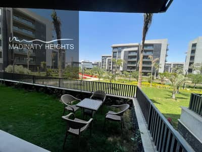 *Ground floor apartment with garden view for rent furnished in Privado Madinaty* Area / 178m + 60m garden