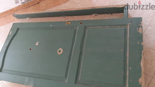 used wooden door
