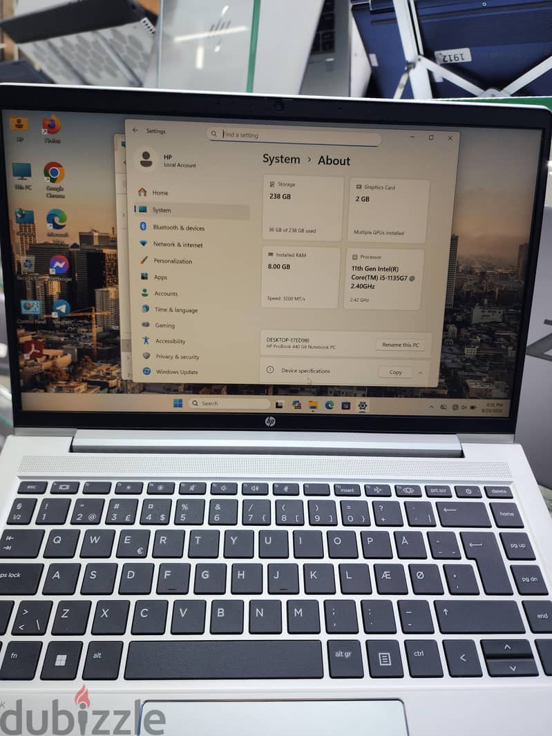 hp probook 440 g8 5