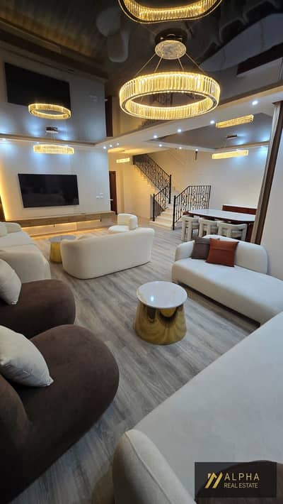 Fully Furnished Twin House for Rent in Mivida – New Cairo | 400 sqm Land + 315 sqm BUA | First Use | 6 Bedrooms | Super Lux