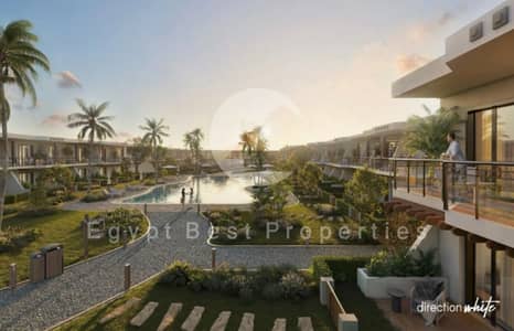 Chalet fully finished Early Delivery at Direction white in Ras el Hekma with 10 % down payment