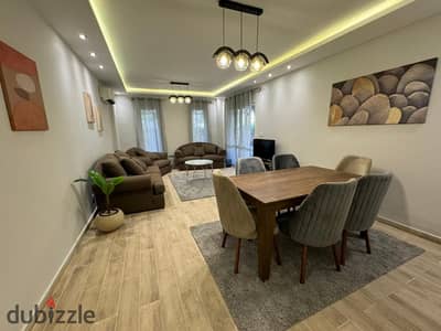 Ground floor apartment with garden for rent, furnished, in Madinaty B3, prime location Near services.