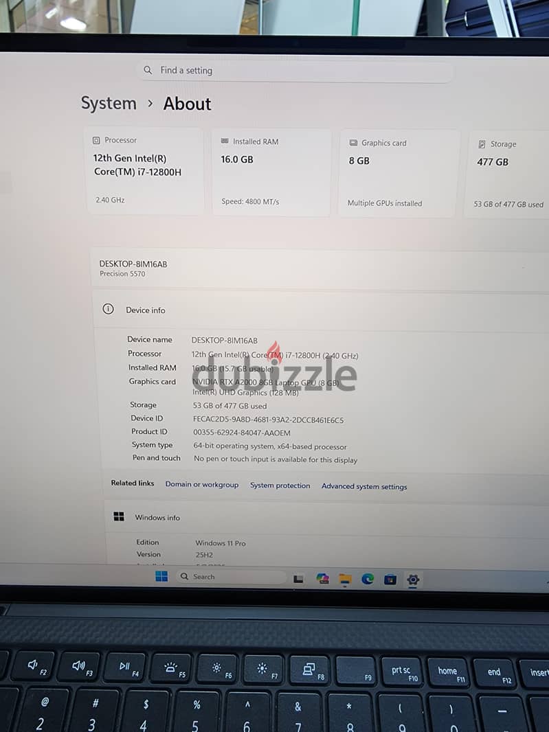 Dell precsion 5570 6
