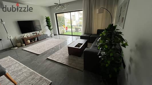 Furnished apartment for rent in Lake View Compound, modern furniture, prime location