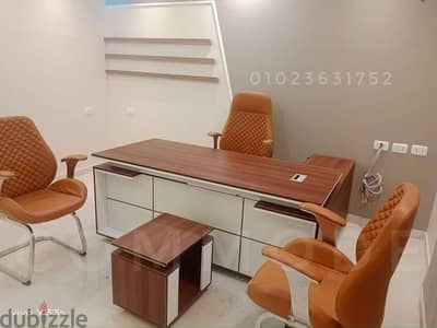 طقم إداري مكتب مدير مودرن خشب mdf اسباني مكاتب مديرين إدارية اثاث