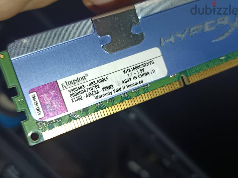 2G DDR3 KINGSTON HYPERX 1