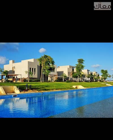 تاون هاوس Palm Hills Hacienda Blue | 116م + أرض 186م | 3 غرف | 3 حمام | Pergola 6.5م