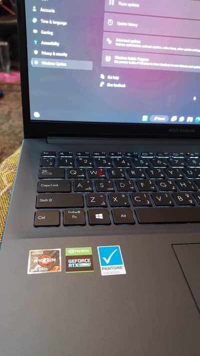 Asus RTX laptop with Oled Monitor and R7 5800H Pro 15 oled