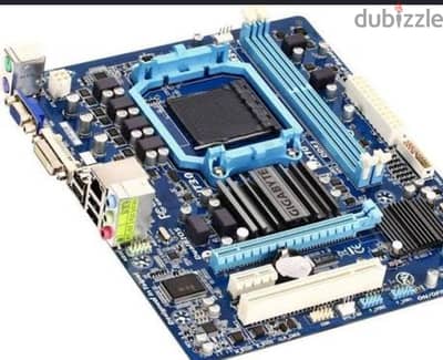 بوردة gigabyte  ga 78lmt s2p  حاله ممتازة