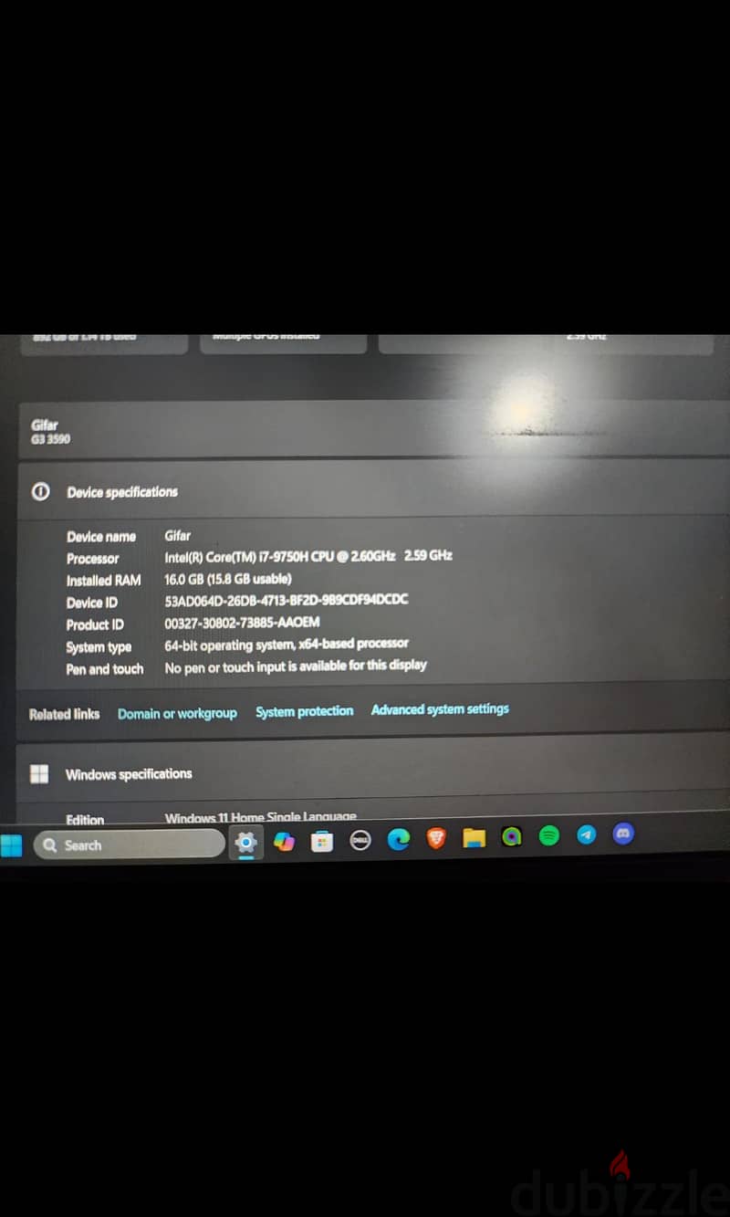 Dell G3 3590 3