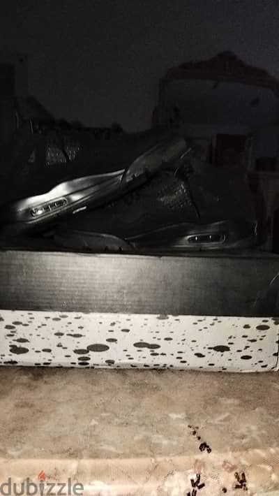 Jordan 4 black cat sneakers size 39 new