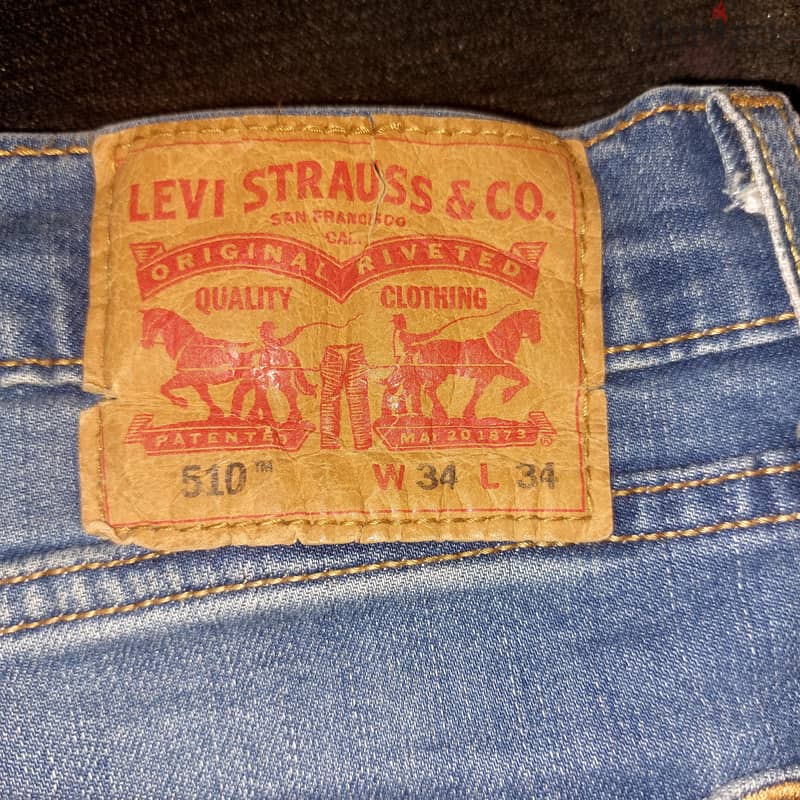 levis 510 skinny 34/34 3