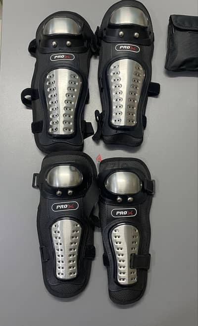 Motorcycle safety gear knee and elbow guard