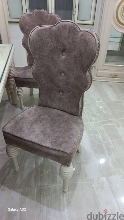 غرفة سفرة كاملة ٢ نيش وبوفيه وسفرة ٦ كراسي
