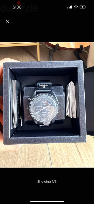 Omega x swatch black watch