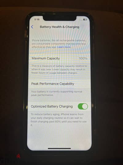 Apple iPhone X for sale 256GB – 100% Battery Health – Face ID Working