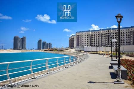 Apartment ready to move for sale in the Latin Quarter, New Alamein, fully finished.