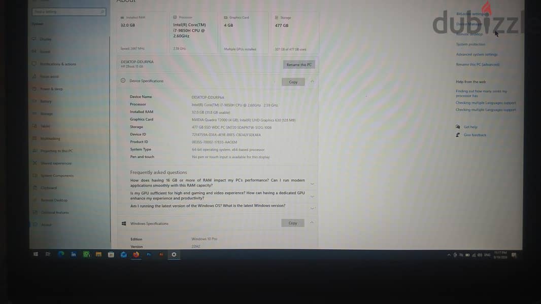 Hp zbook 3