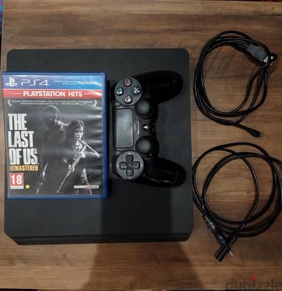 ps4 slim 500g + the last of us remastered cd