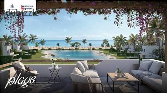 For sale, a town house villa in Mountain View Levels compound in Ras Al Hikma, North Coast, walled with Emaar Sol, in installments over 6 years, delivery in 2027, a prime location, an investment opportunity.