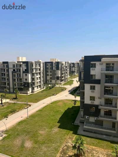 For sale, a 150-meter apartment, ground floor with a landscape view, finished in the جنه compound, 6 October
