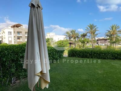 شاليه ٣ غرف + جاردن استلام فوري متشطب بالتكيفات و الفرش في امواج سيدي عبدالرحمن الساحل الشمالي