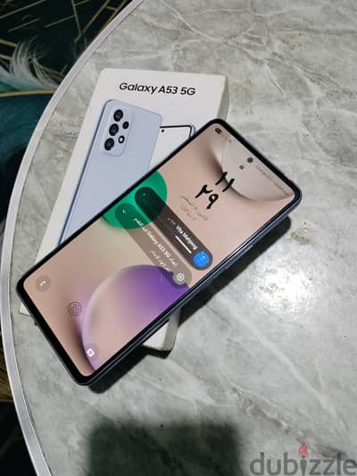 موبايل سامسونج a53g5 مساحه 256 والرامه 8