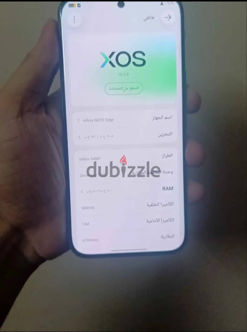 Infinix not edge 2