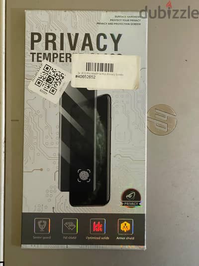 بنصف الثمن ٢ سكرين خصوصيه لأيفون 13 pro max و 14 plus  من هامر