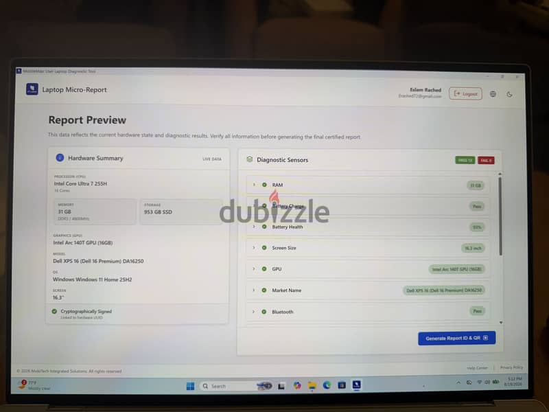 Dell 16 Premium touchscreen 2