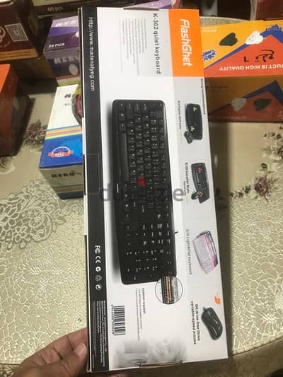 جملة 200 كيبورد K-302 PS2 جديد زيرو بالكرتونة - كفر سعد دمياط
