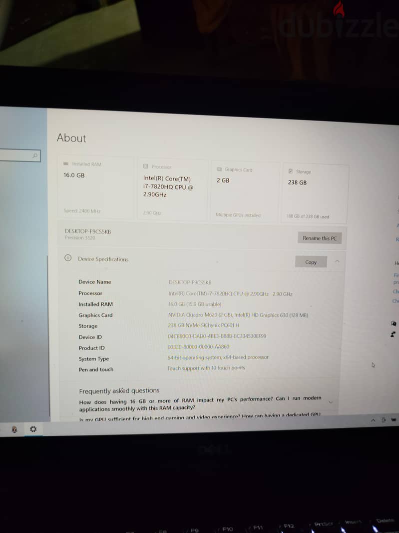 Dell Precision 3520 2