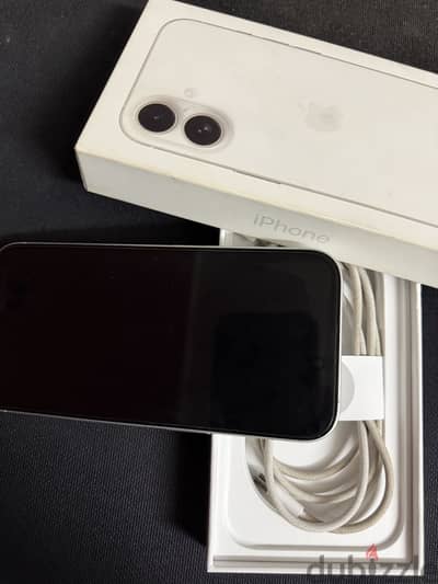 Apple - iPhone 16 white 256 GB 99% health