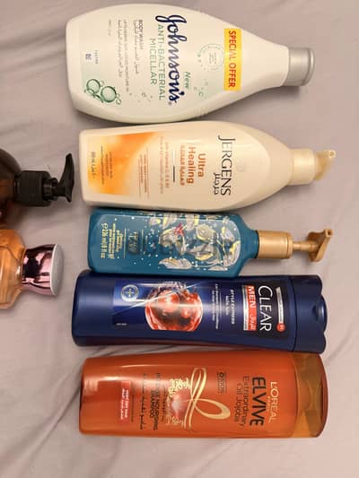 شامبو كلير و elvive و Bath & Body ، جونسون original