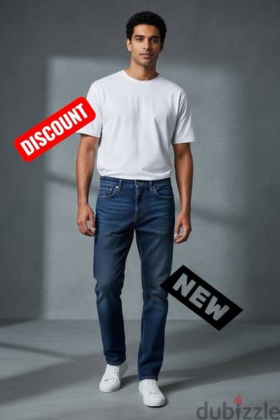 dark blue jeans