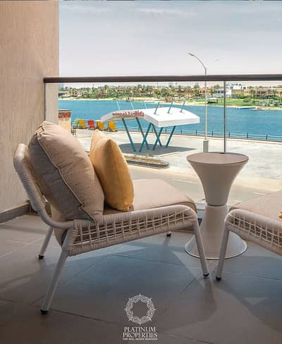 Direct lagoon view Fully Furnished Studio with installments and Ready to Move Palma Bay Rotana