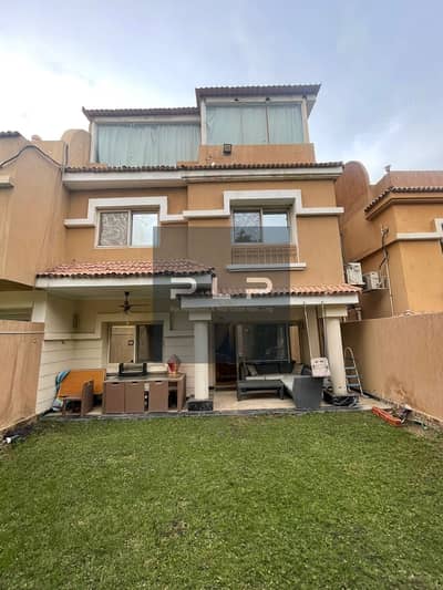 Resale twin house in Grand Residence, ready to move; prime location in the Fifth Settlement, near the American University.