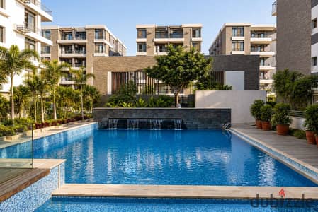 Own a triplex apartment of 266 square meters with a 127 square meter roof in Taj City, located in the Clubside phase