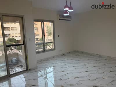 بالرحاب شقة 157 متر للايجار تشطيبات خاصه بالمطبخ والتكييفات والإضاءة