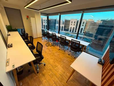 Office for rent 1200m air-conditioned in the strongest location - Al Tagamoa Al Khames