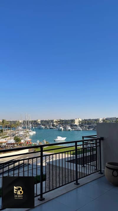 Luxury Fully Furnished Chalet for Rent in Marassi Marina, North Coast - Direct View of Yachts & Canal